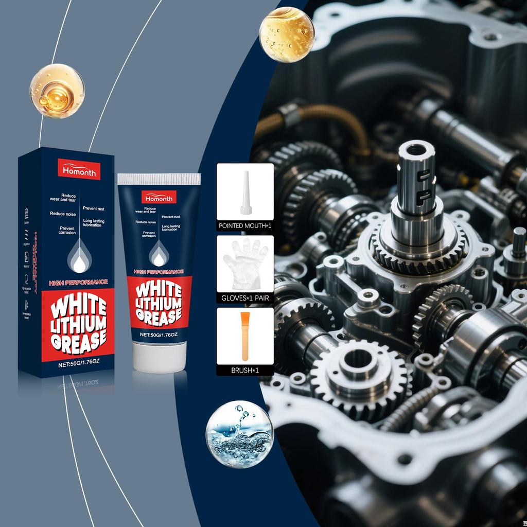 50g Multi-purpose Grease Kit Lubrication Moisture and Rust Prevention Cleaning Renovation Metal Maintenance Rust Remover