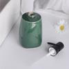 European Style Ceramic Lotion Bottle Green Mouthwash Cup Toilet Brush Hotel Shampoo Lotion Storage Bottle Bathroom Accessories