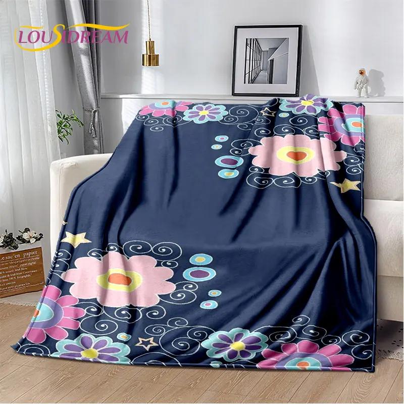 Plantain Leaf Tropical Plant Leaf Soft Plush Blanket,Flannel Blanket Throw Blanket for Living Room Bedroom Bed Sofa Picnic Cover