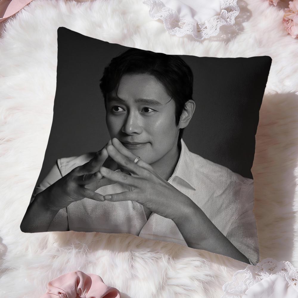 Musife Lee Byung Hun Cushion Cover Premium Comfort Reversible Pillow Cove -Two in One Design for Any Room & Car Interior