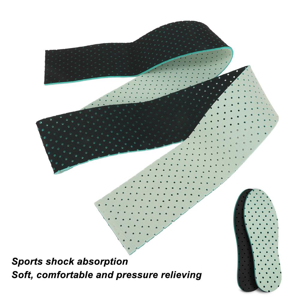 Self Cut Insoles Breathable Mesh Shock Absorption Comfortable Self Cut Sport Shoes Insoles Pad for Women Men