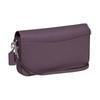 Coach Wyn 21 Buckle Fastening Detachable Shoulder Strap Split Cow Leather Envelope Bag Shoulder Crossbody Bag Small Women's Dark Purple