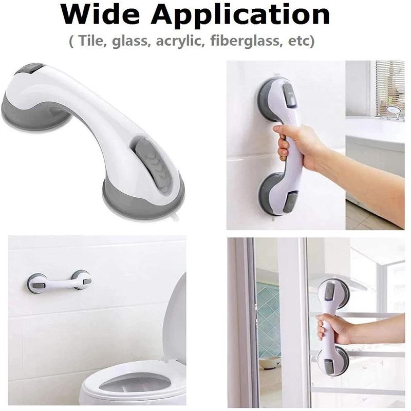 12Pcs Safety Helping Handle Anti Slip Support Toilet Bathroom Safe Grab Bar Handle Vacuum Sucker Suction Cup Handrail