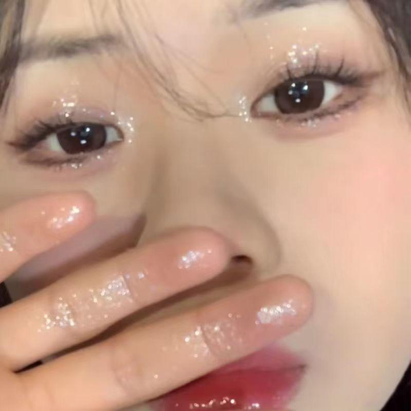 Monochrome Highlighter Amethyst Pink Glitter Brighten Shiny Eyes Makeup Mashed Potatoes Texture Diamond Eyeshadow Palette