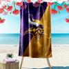 Minnesota Vikings Print Beach Towel, Large Soft Quick Dry Towel for Beach Camping Swimming