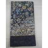 Used Unfinished New Nishijin-ori Highest Quality Fukuro Obi, World Intangible Cultural Heritage Batik, Indigo Base Color, Six-way All-over Pattern,