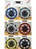 Fits 2009-2013 Honda Fit and 15-inch Honda City: Wheel Covers, Steel Rim Decor, Tire Caps, Wheels.