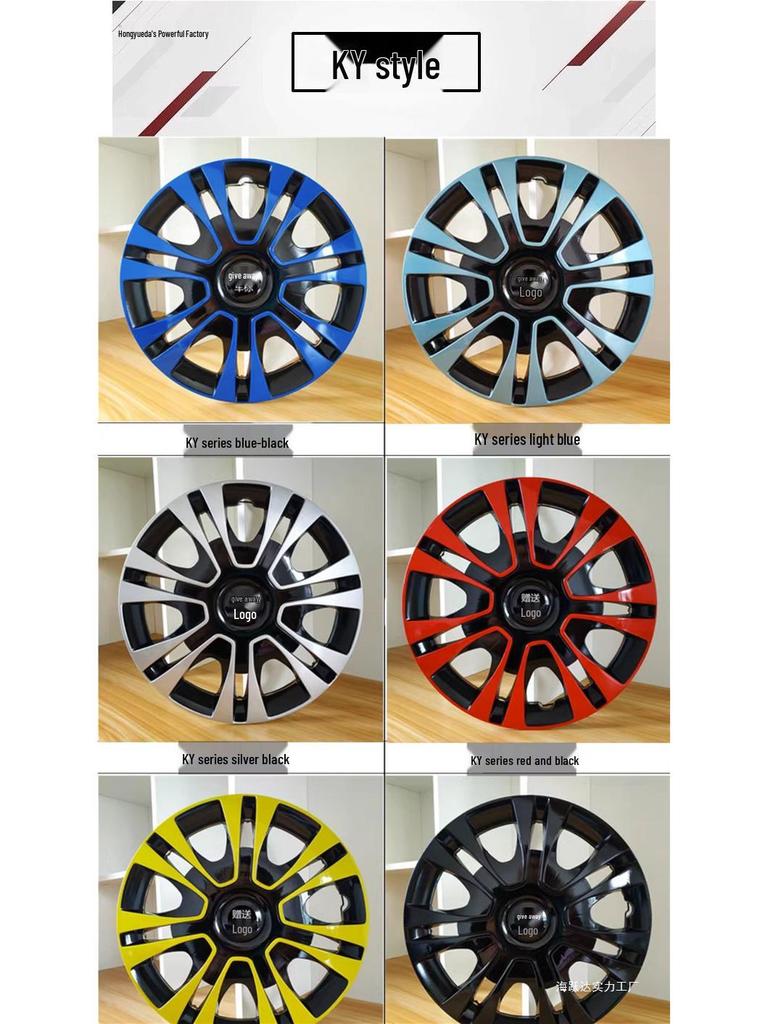 Fits 2009-2013 Honda Fit and 15-inch Honda City: Wheel Covers, Steel Rim Decor, Tire Caps, Wheels.