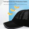 Summer Baseball Cap UV Protection Sun Visors Hat Breathable Mesh Outdoor Hiking Fishing Cap Adjustable Snapback Sun Cap Hat