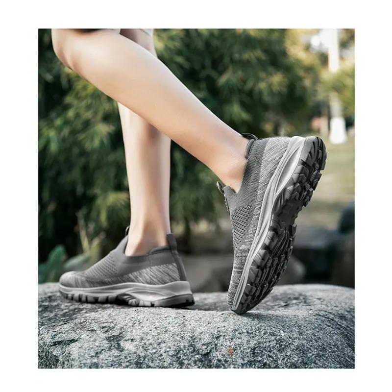 Men Outdoor Lightweight Hiking Shoes Walking Daily Barefoot Casual Sneakers Breathable Shoes