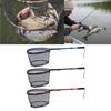 Floating Fishing Net Aluminum Alloy Rubber Foldable Extendable Portable Fish Landing Net for Easy Tr