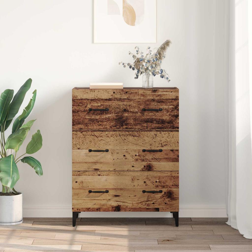 Rustic Sideboard 69.5 x 34 x 90 cm Engineered Wood