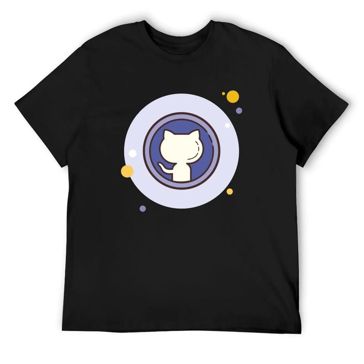 

GitHub T-Shirt new gifts and t-shirts shirts graphic tees cheap stuff Blouse oversized t shirts for men XXXXXL чорний