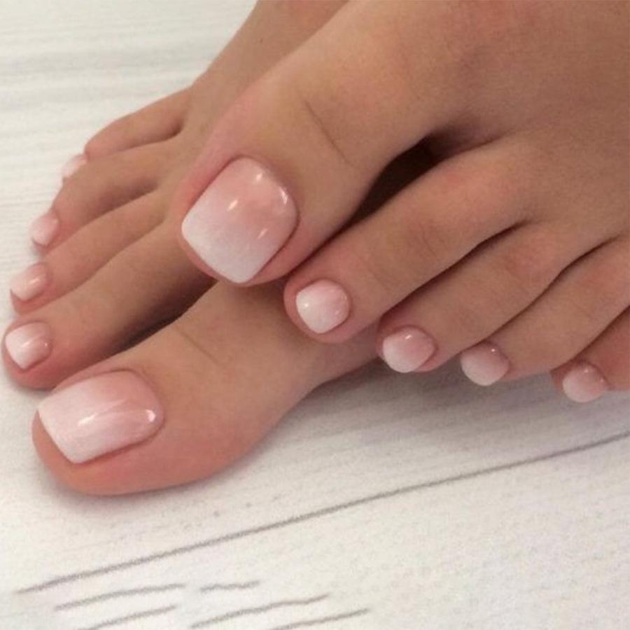 

Gradient Wearable Toenail Tips - Nail Art Stickers
