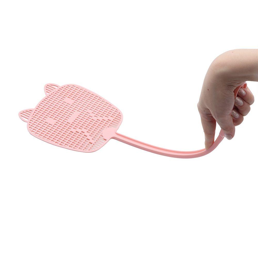 1PC Fly Swatter Insect Killer Mosquito Wasp Long Handle Pest Bat Tool Summer Plastic Insect Mosquito Killer Tool Random Color