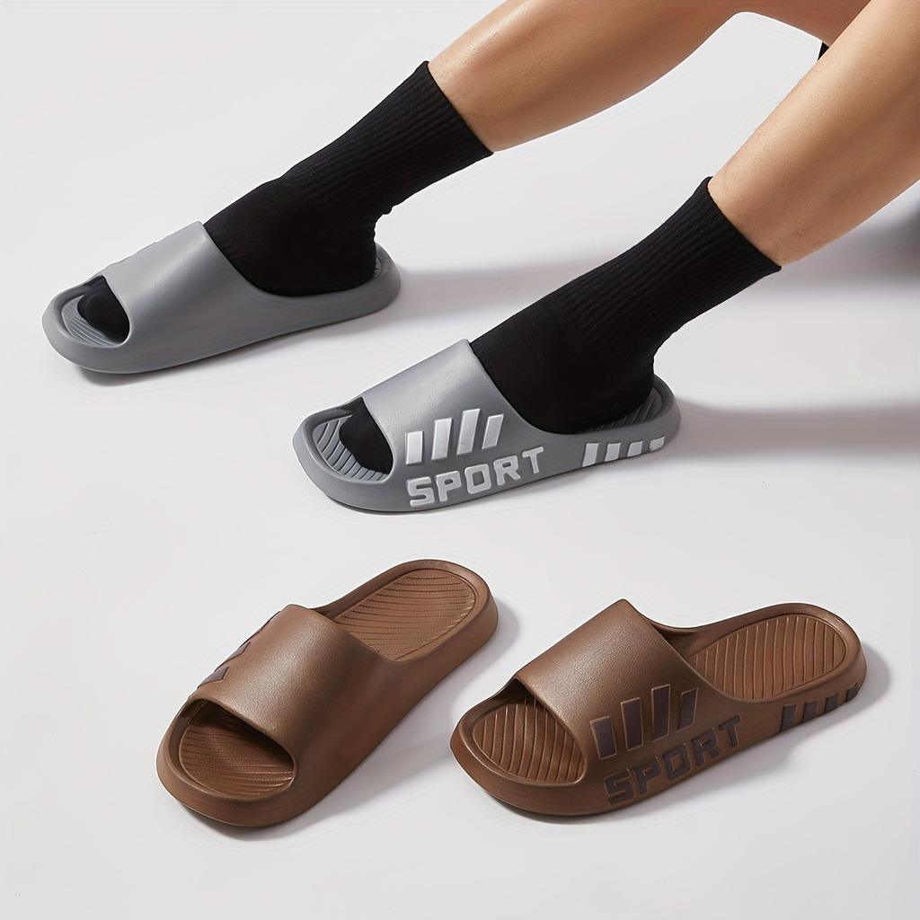 Men's Fashionable Slippers, Anti Slip and Odor Proof, Summer Beach Sandals, Comfortable Open Toe Slippers, Indoor and Outdoor Sandals