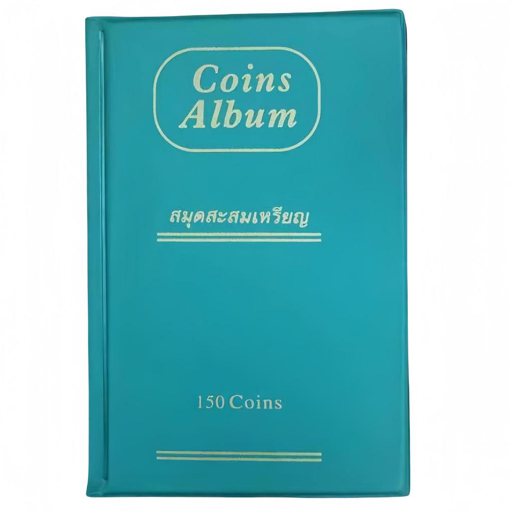Large 150-Pocket PVC Coin Album for Collecting Copper, Ancient, Silver Dollar, Commemorative, and Souvenir Coins