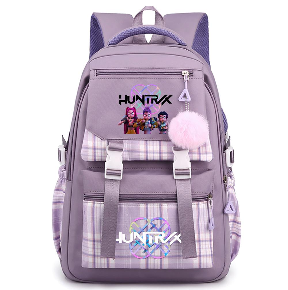 Cartoon K-Pop Printed Large Capacity Backpack for Teenger Student Girl Boy Schoolbag Bookbag Kid Gift Women Waterproof Travel Bag Rucksak