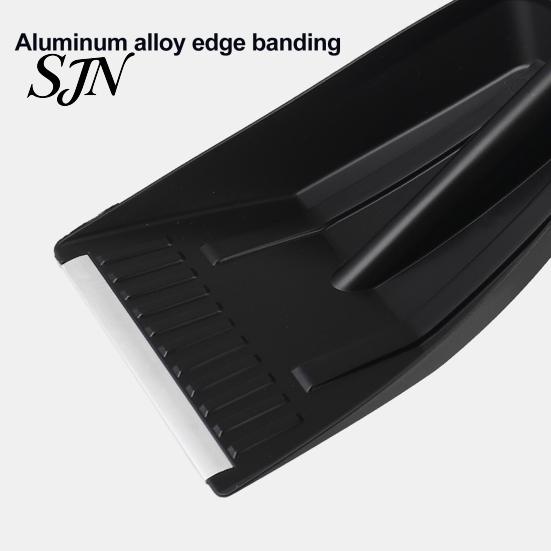 Heavy Duty Ice Scraper Car Snow Shovel with Extendable Handle, for SUV Telescopic Brush Truck Windshield, Scratch-Free Large Pivot Head Removal
