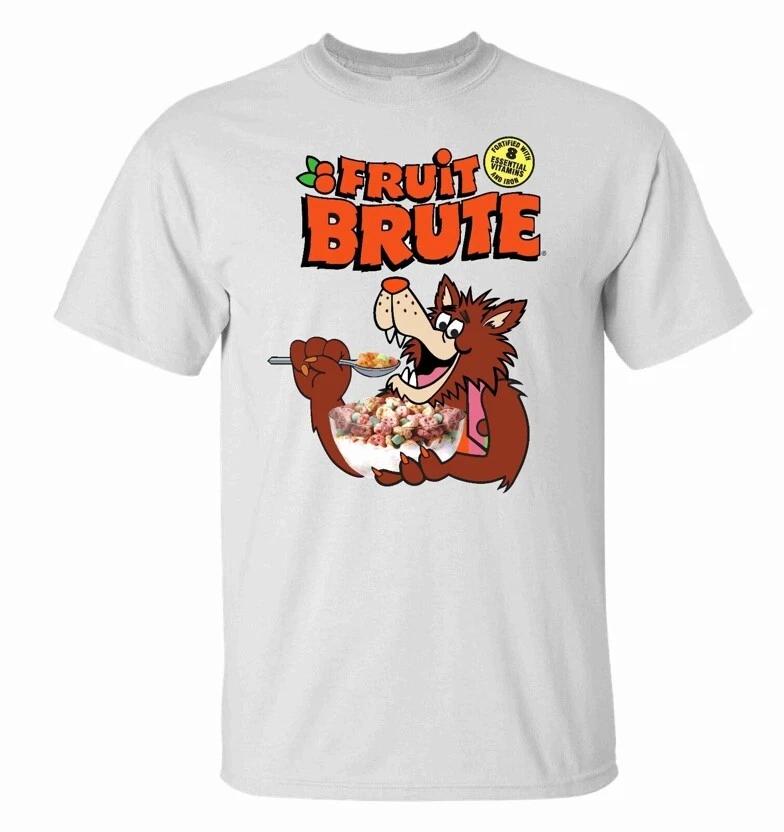 FRUIT BRUTE CEREAL T-T-shirt / QUAKER QUISP QUAKE RELATED- BEAUTIFUL GRAPHICS! S