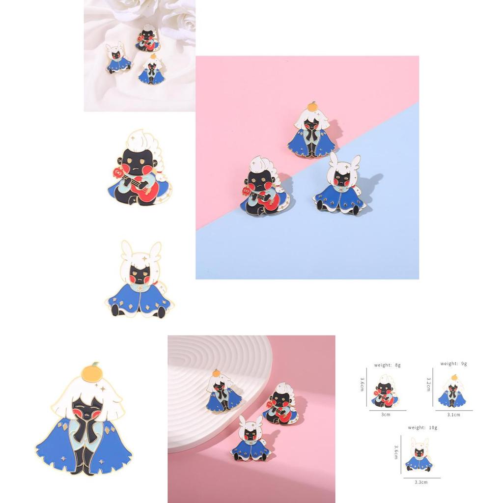 Cute Sky Encounter-themed Game Brooch Enamel Pin For Collectors And Fans