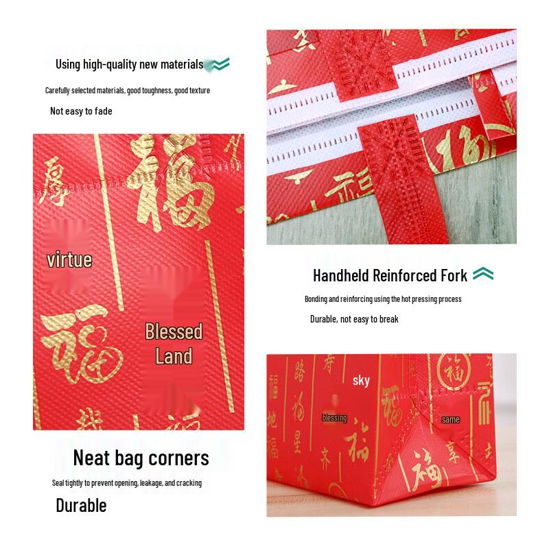ZISIZ Festive Laminated Gift Bag