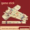 Wooden Educational Nostalgic Pick-up Sticks Parent-Child Game - 80 Stick Set (Bamboo Skewers)