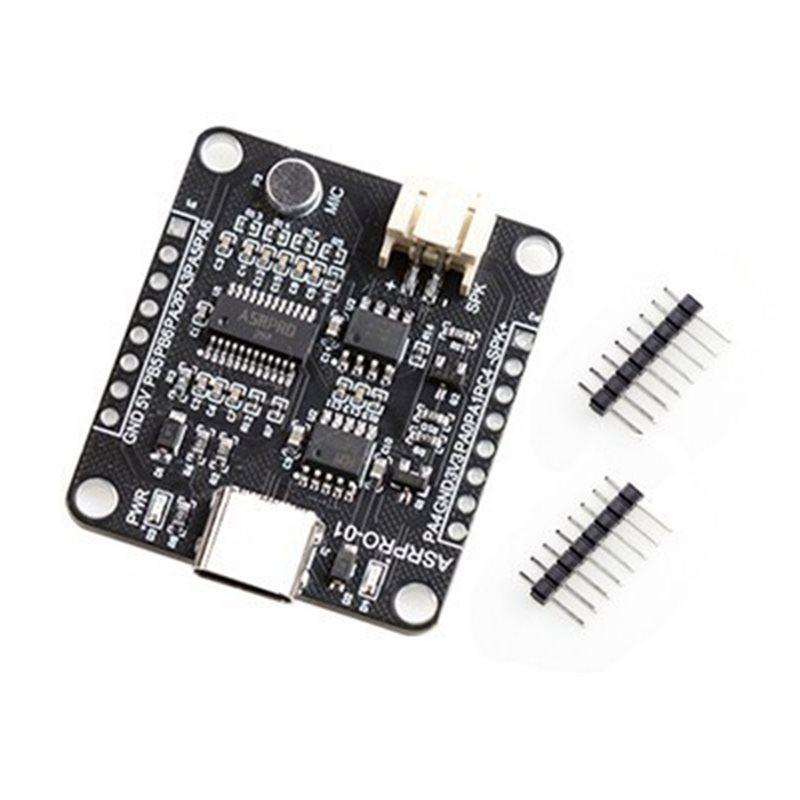 

ASR-PRO Development Board Pin Headers Not Soldered AI Offline Speech Recognition Control Module