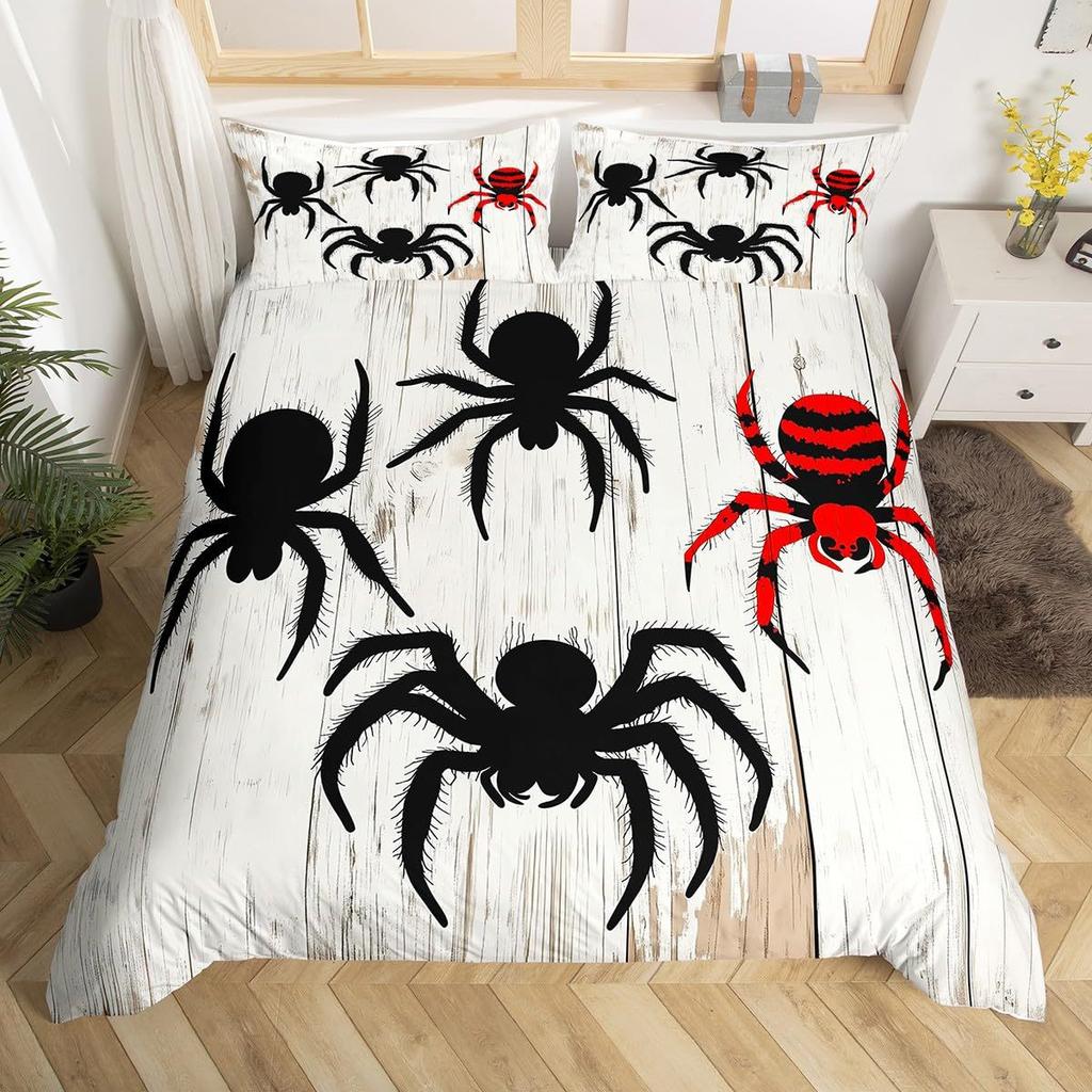 Spider 3D Digital Printing Quilt Cover Three-Piece Home Textile Duvet Cover Bedding