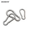 Stainless Steel Spring Carabiner Hook for Outdoor Climbing and Rope Swing