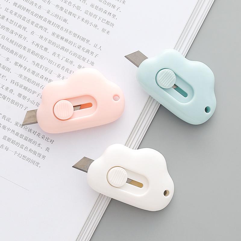 Mini Portable Small Utility Knife Express Carton Opener Tool Opening Knife Stainless Steel Cutting Blade
