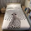 Leopard Dot Vortex Flannel Blanket Warm Soft Halloween Christmas Couch Warm Cozy Decorative Decor Gift for All Season