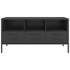 Vidaxl Szafka Pod Telewizor, Czarna, 100,5X39X50,5 Cm, Stalowa