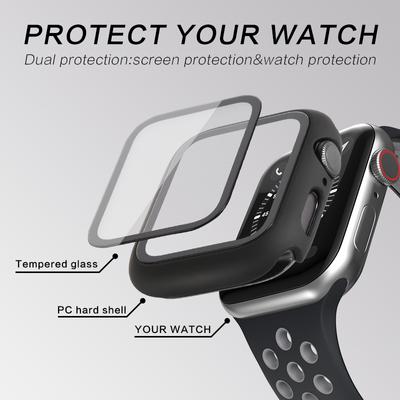 Ochranné pouzdro z tvrzeného skla pro Apple Watch Series 9 8 7 6 5 4 3 2 Se 2022 45 49 Mm 49 mm 41 mm 45 mm 44 mm 40 mm film 38 mm 42 mm ochrana