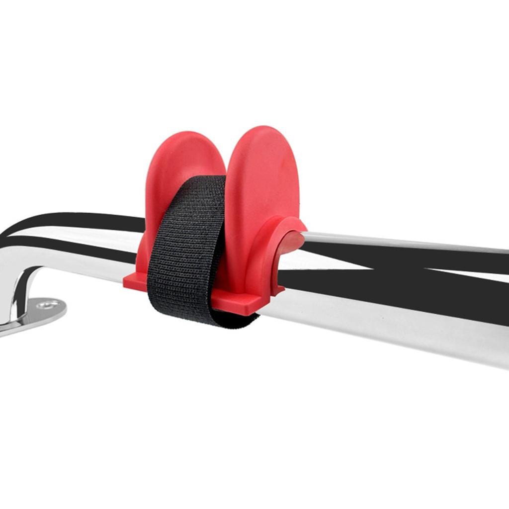 Fishing Rod Rack Fishing Rod Stand Simple Bracket U Shaped Fishing Rod Holder Guardrail Card Fishing Rod Holder Support