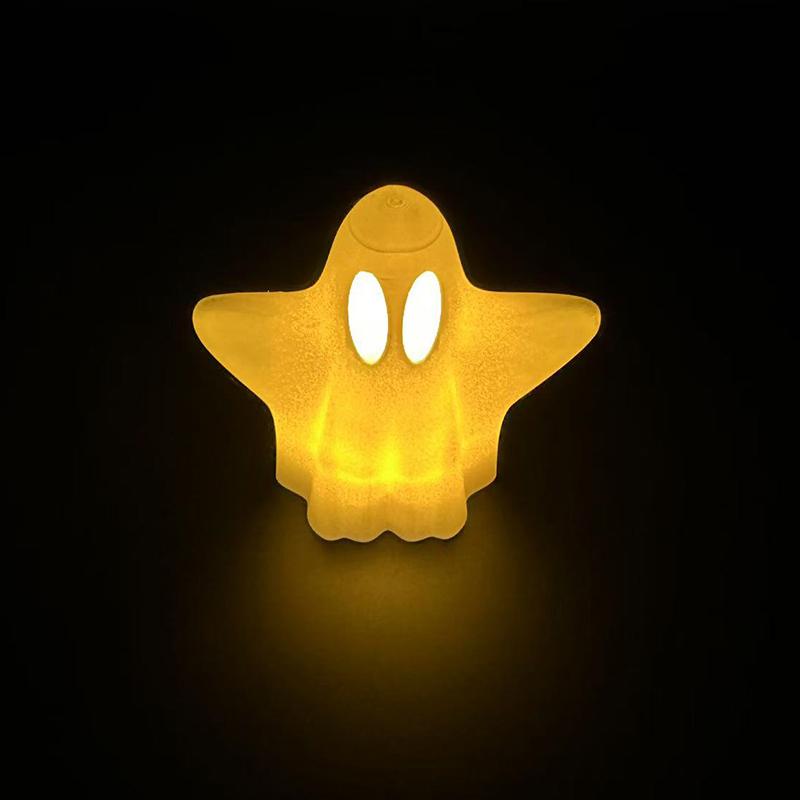 Halloween Cute Ghost Candle Holder 3D Printed Candlestick Night Light Cover Desktop Ornament Halloween Party Decorations