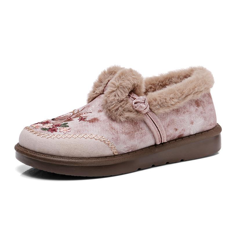 Stivaletti Invernali da Donna Comodi Casual Caldi Scarpe Stampate