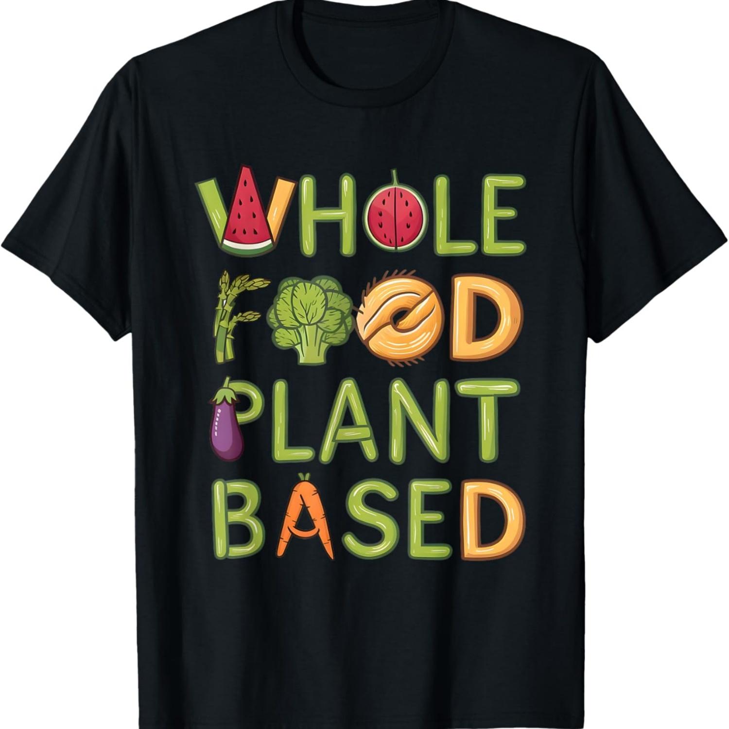 Whole Food Plant Based T-Shirt S чёрный