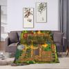 Stardew Valley Tiere Flanelldecke Warm Weich Bettwäsche Überwürfe für Schlafzimmer Picknick Lustige Tagesdecke Sofa Bettbezug