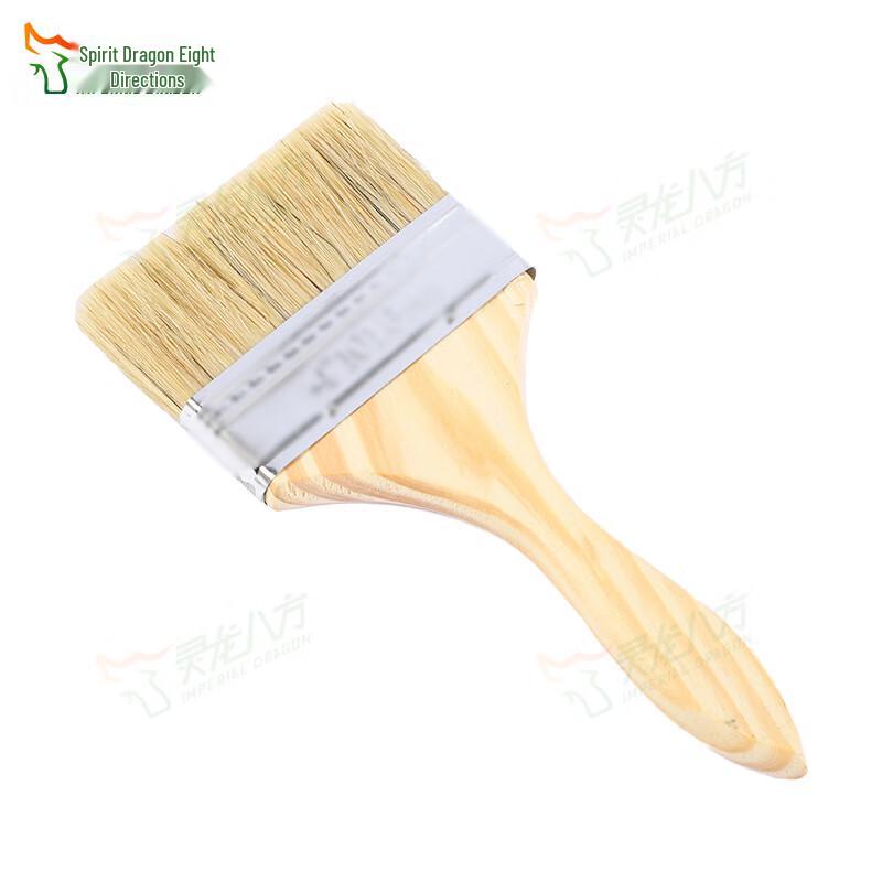 Versatile Wooden Handle Hog Bristle Brush Set