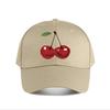 Shiny Resin Cherry Home Decor Baseball Cap Fashion Unisex Sunhat Womens Outdoor Sports Snapback Cap