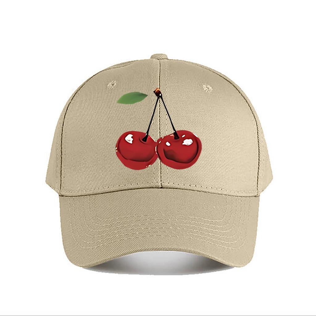 Shiny Resin Cherry Home Decor Baseball Cap Fashion Unisex Sunhat Womens Outdoor Sports Snapback Cap
