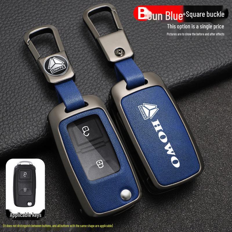 Sinotruk Howo Max, TH7 & Warrior Key Case for Light & Heavy Trucks - Men's Shell Bag with Buckle