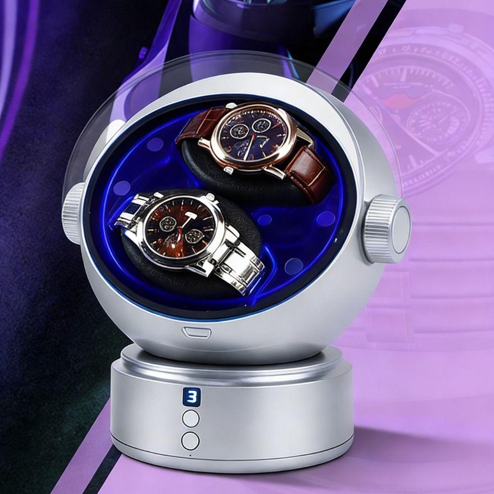 Antimagnetický digitální dvojitý natahovač hodinek Luxusní automatický natahovač hodinek Cestovní použití