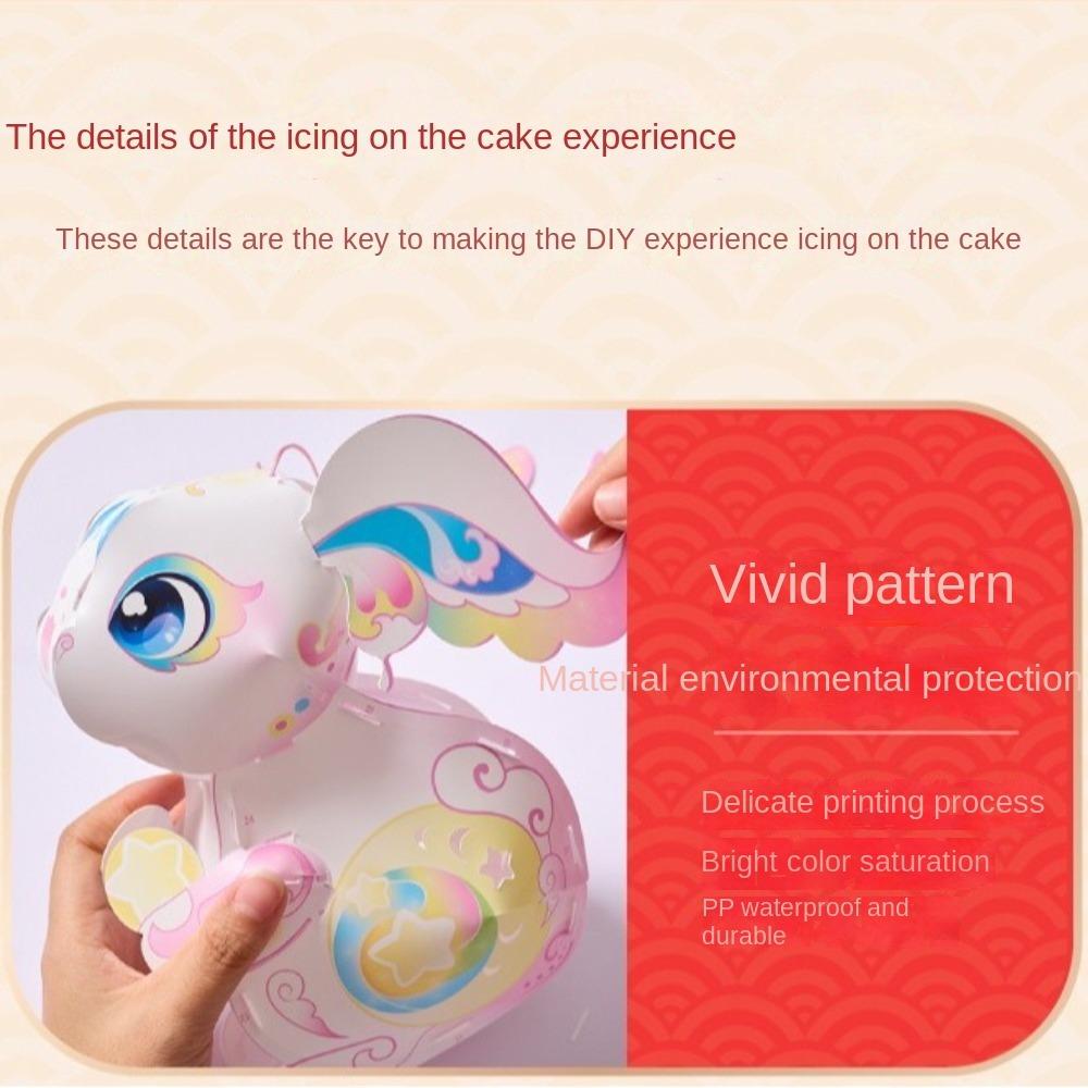 Flying Rabbit Rabbit Lantern Handmade Traditional Craft Lantern Mid-Autumn Festival