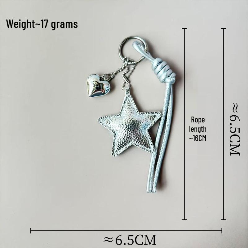 Ocean Laser Starfish Keychain: Creative DIY Charm for Bags & Phone Cases