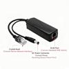 Plastic POE Splitter Converts 48V to 12V  IEEE802.3af/at Standard for Surveillances Camera Systems Easy Installation