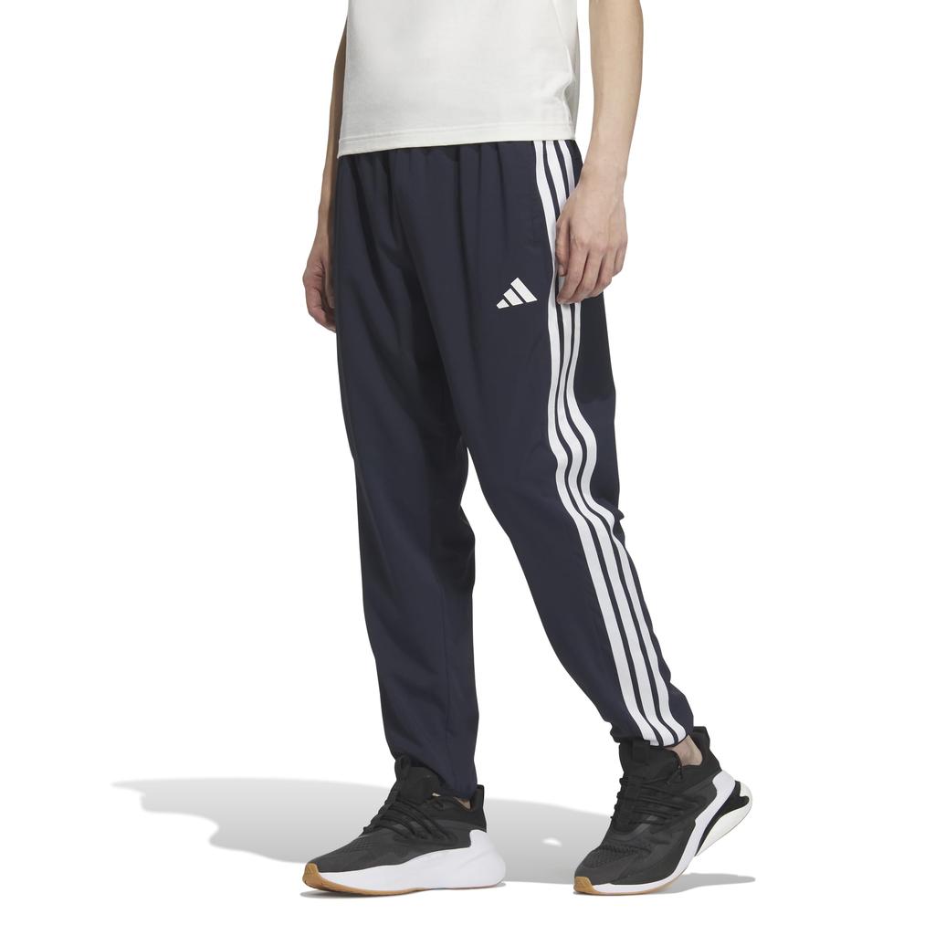 Adidas BXF30 Light Woven Track Pants in Legend Size L Men's 3-Stripes Loose-Fit Ink/White (JV7004),