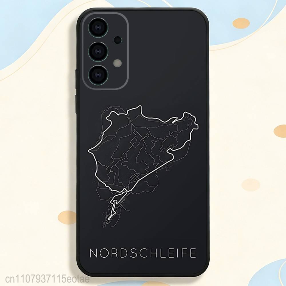 N-Nurburgring Sport Car Phone Case for Samsung S26 S24 S22 S25 Ultra S9 S20 FE S23 Plus S10 S21 Shockproof Funda Cover