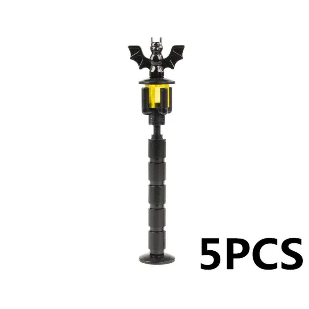 Halloween Scéna Stavebnice Postava MOC Hřbitov Náhrobek Had Myš Dýně Auto Netopýr Pouliční lampa Svíčka Cihla Hračka Dárek K023
